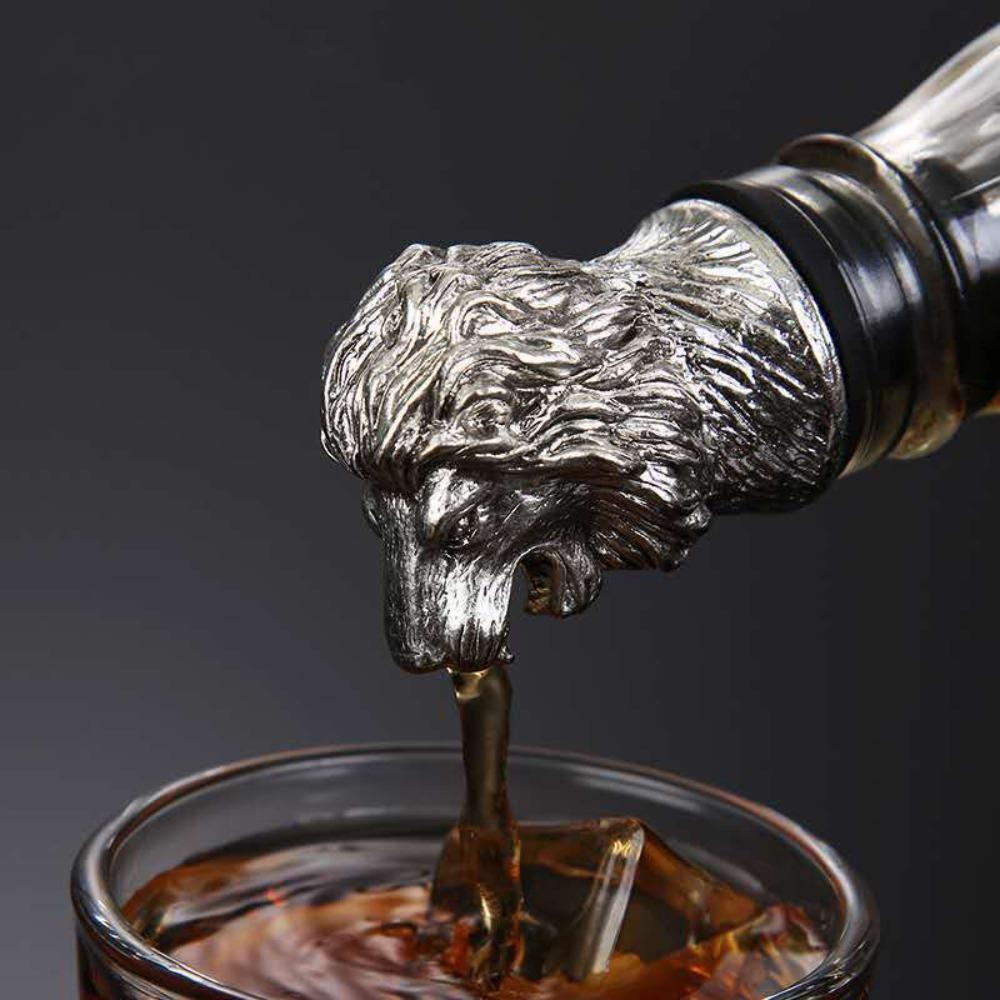 Zinc Alloy Bottle Stoppers Leopard/Lion/Antelope Head Wine Mouth Kitchen Accessories