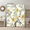 2 pcs   versatile polyester transparent curtains for home decoration European Style for use in bedrooms and living rooms