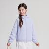 Girls' Hooded Zipper Sun Protection Jacket