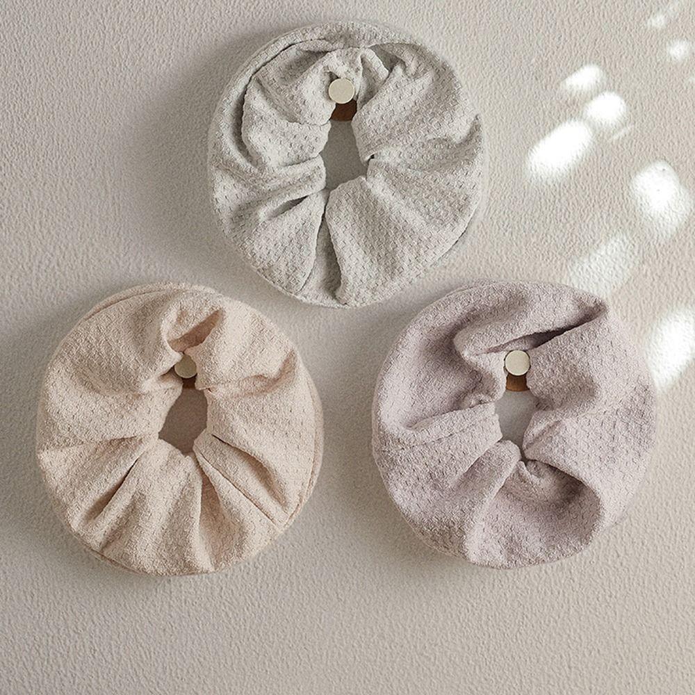 Autum Winter Hair-drying Scrunchies Oversized Sweet Head Bands Quick -Dry Hair Wrap Girls Women