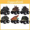 Set Of 6 Dinosaur Model Boomerang Cars Vibrant Mini Toy Gift For Kids