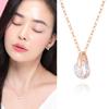 MAISON DE SHE 14K Gold Necklace with Cubic Points