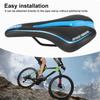 Breathable Bicycle Saddle Replacement Waterproof Padded Bike Seat Durable Bike Seat  Men and Women
