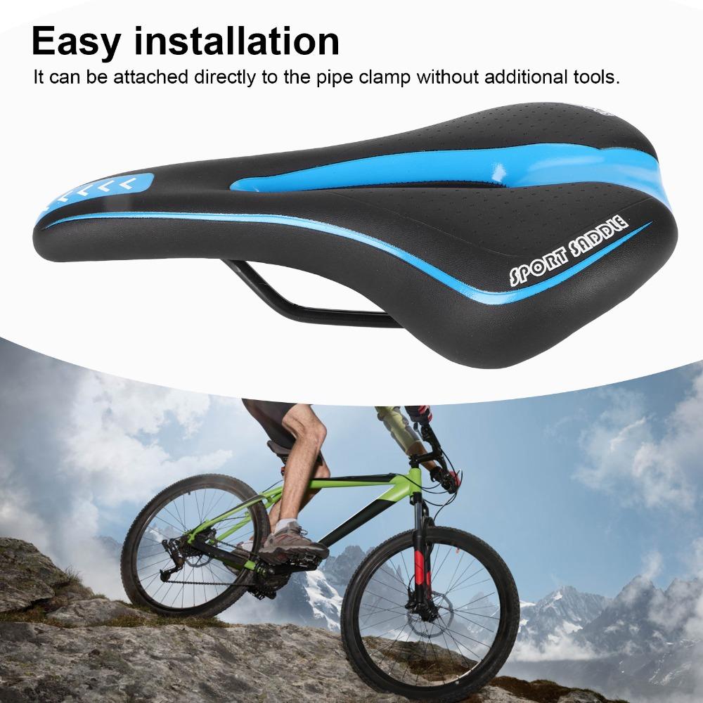 Breathable Bicycle Saddle Replacement Waterproof Padded Bike Seat Durable Bike Seat Men and Women