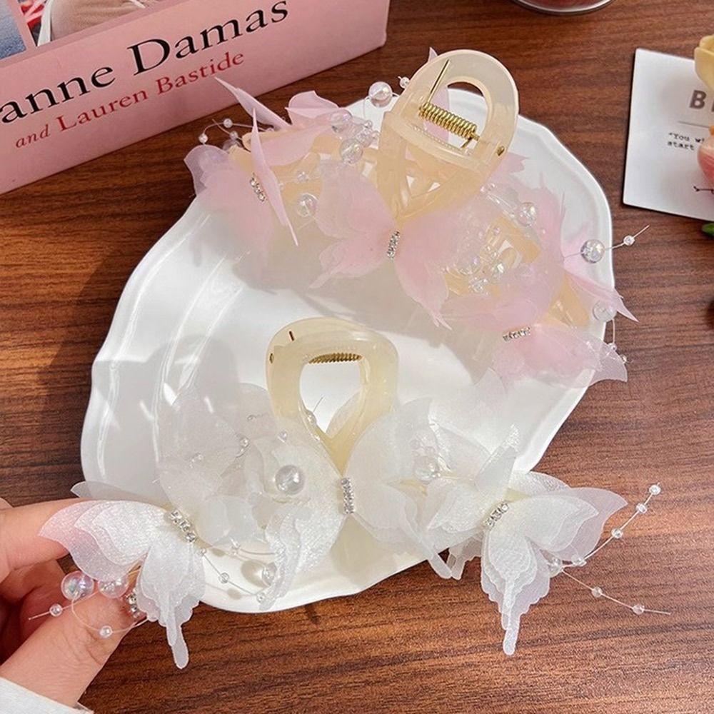 Headwear Shark Clip Hair Accessories Butterfly Hairgrips Hairpins Crab Hair Clips Autumn Winter