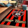 Benutzerdefinierter Name FC Spartak Trnava Teppich Büroteppich Stuhlmatte Rutschfester Teppich Teppiche für Schlafzimmer Esszimmer Wohnzimmer Heimdekoration Geschenke