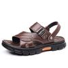 2025 summer new men's sandals middle-aged and elderly shoes wear dad shoes dual-purpose cool slippers