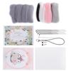 Kit Feltro ad Aghi Materiali per Feltro di Lana Bambola Peluche Animale Carino Materiale per Creazione Fai da Te114# Energia