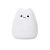 Rechargeable Cat-Shaped Silicone Night Light with Remote for Breastfeeding - Colorful, Tap-Control Atmosphere Lamp