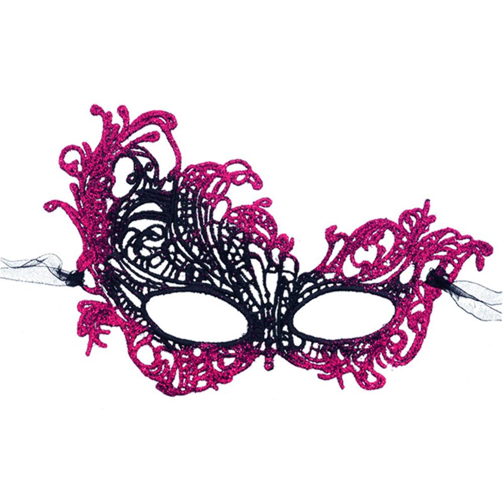Maskenball Maske Spitze Ausgeschnitten Augenmaske Spitze Halbgesichtsmaske Kostüm für Party Halloween Maskenball