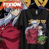 Kokushibo T-Shirt Demon Slayer Kimetsu No Yaiba Anime Manga Black Shirt All Size 100 Cotton