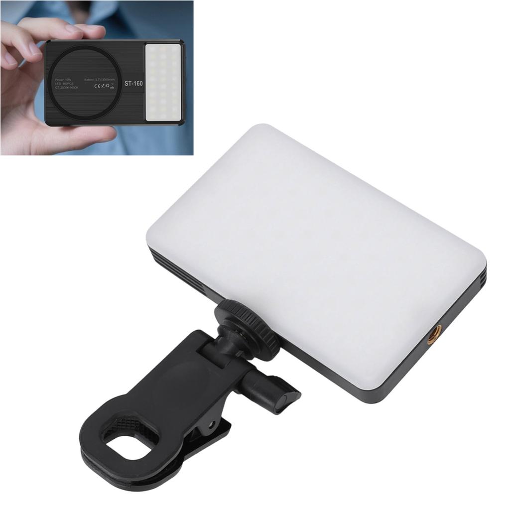 Magnetic Selfie Light Dual Sided Lighting 2500-9000K Dimmable Phone Fill Light for Live Streaming Outdoor Recording