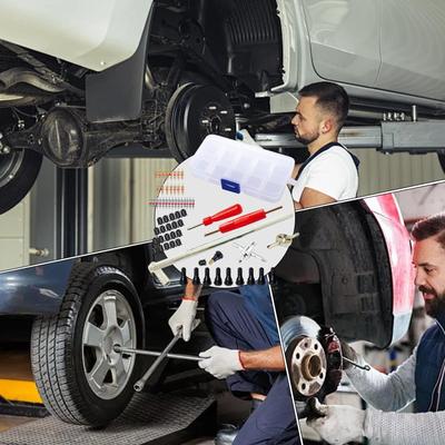 Ferramenta de Instalação de Haste de Válvula de Pneu de Carro Kit de Instalador de Núcleo de Válvula de 65 Peças Acessórios Automotivos Para Caminhão ATV Veículo Auto Sedan