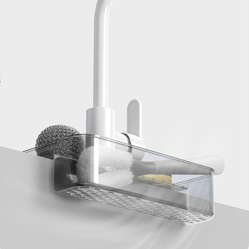 Anti-Splash Sink Sponge Rag Drainer Rack Non-Slip Sink Drainer Rack  Household