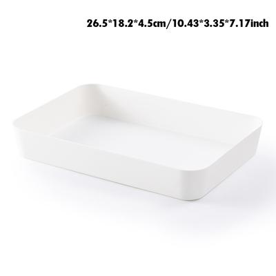 Storage Box Desktop Cosmetic Storage Tray Makeup Clothe Tableware Drawer Holder