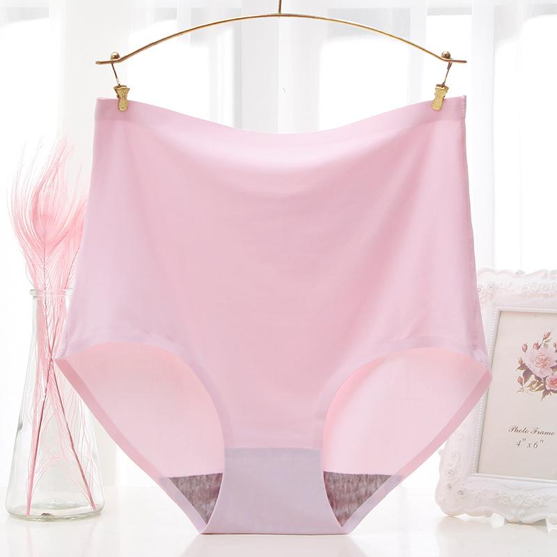 Underpants for Women Low Waisted Briefs with Black Fungus Edges Cute Simple Cotton Breathable Triangle Underwear Panties