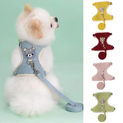 Pet Dog Harness Lead Leash Set Adjustable Puppy Kitten Vest Harness Small Medium Dog Cat Collar Chihuahua Pet Dog Accessories