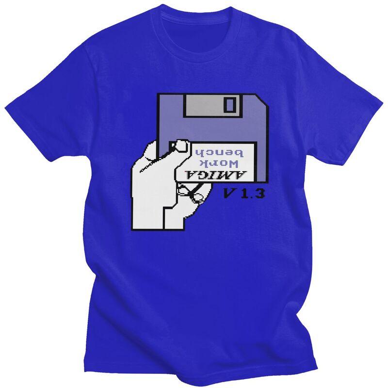 Custom Commodore C64 Game T Shirts Men Pure Cotton Tees Tshirt Clothes