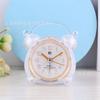 Cute Candy Color Silent Small Alarm Clock Student Dormitory Bedside Alarm Clock Creative Bedroom Ornament Luminous Clock