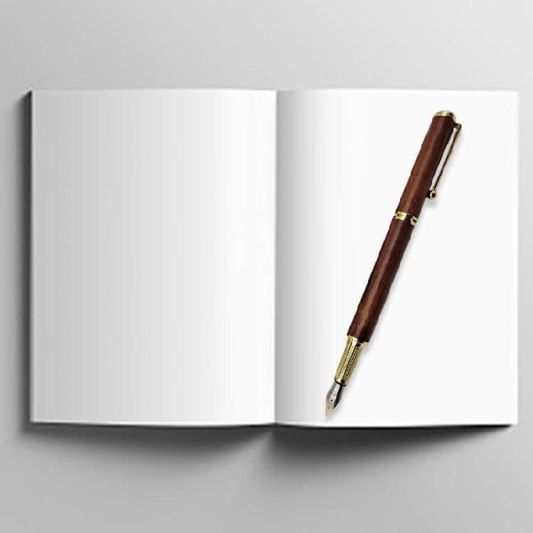 Wood Gel Ink Pen Fountain Pen Set Signature Pen Gel Pen Set Business Pen Writing Pen Office School Supplies