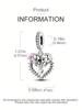 Charms Plata Heart-Shaped Skull Luggage Case Beads Copper Plated Fit Copperoriginal Bracelet For Jewelry Making Diy Charm