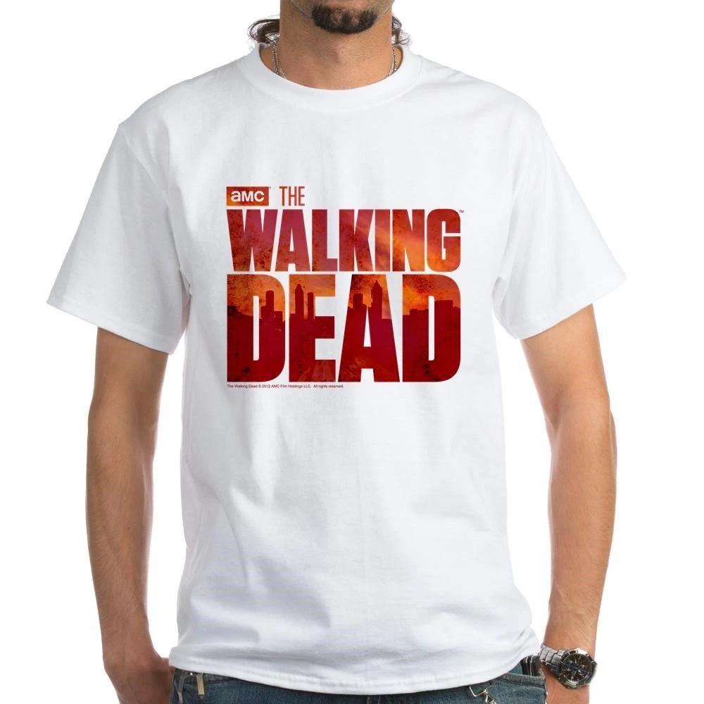 

NEW The Walking Dead Short Sleeve Blood Logo Crew Neck T Shirt Mens 3XL