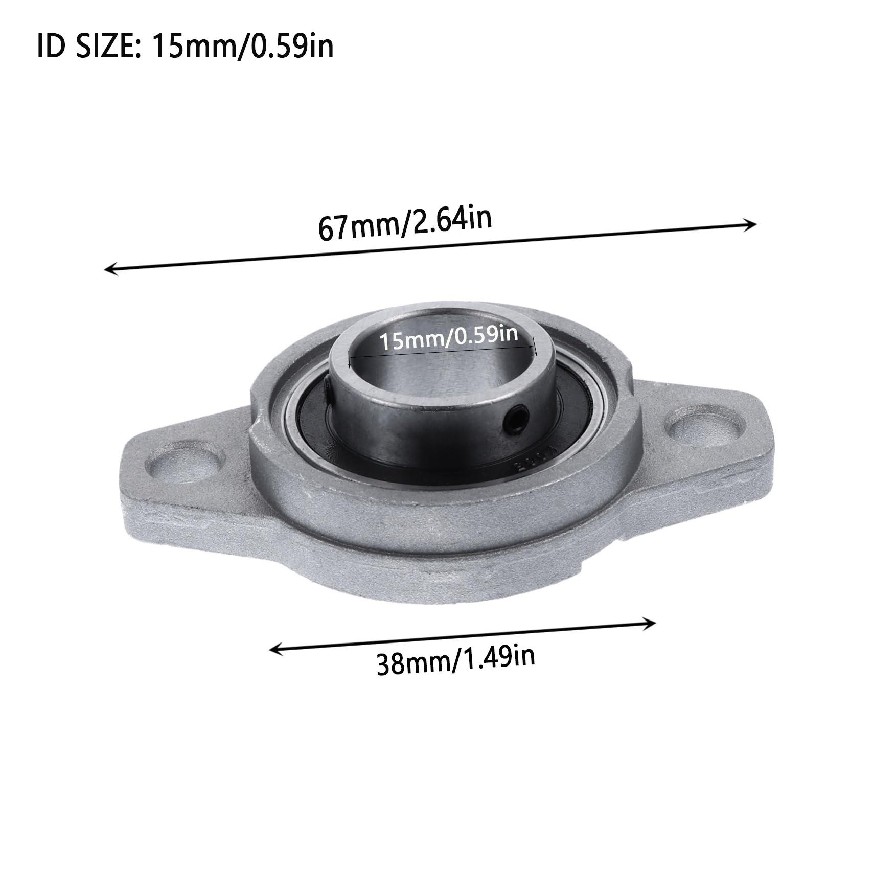 

Підшипник опорного блоку 8/10/12/15/17 мм, діаметр отвору, цинковий сплав, фланцевий підшипник опорного блоку, високоякісний підшипник серії KFL FL002 15mm||FL002-15mm