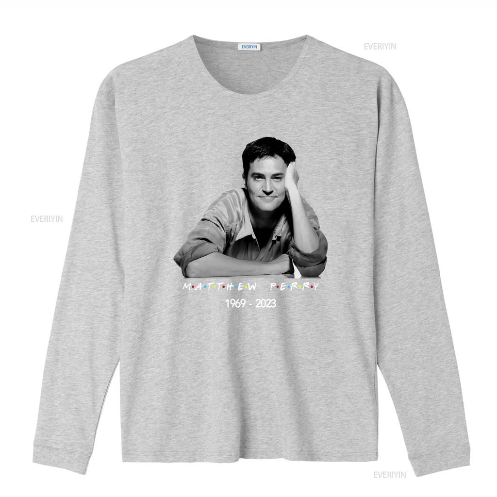 RIP Matthew Perry 1969 2023 Tribute T Shirt Chandler Bing Friends Design Comfortable Cotton Vintage Washed Stretched Breathable