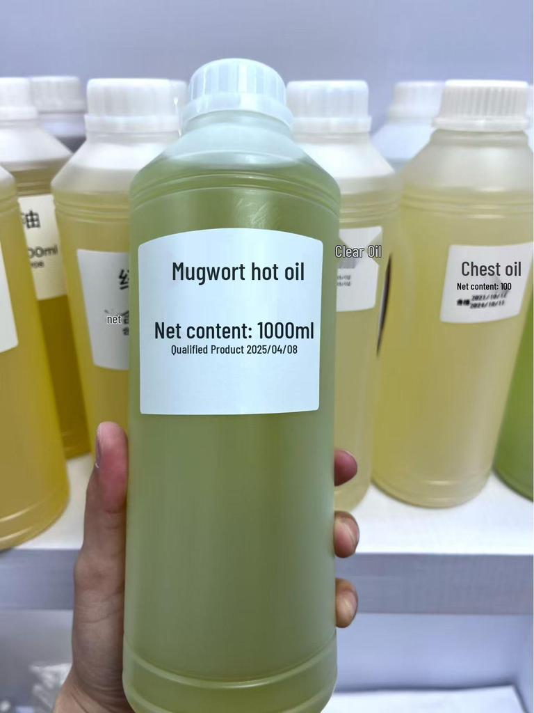 Hospital-Grade Essential Massage Oil for Meridian Unblocking, Full-Body, Shoulder, Neck, Back Massage, and Gua Sha - 1000ML.