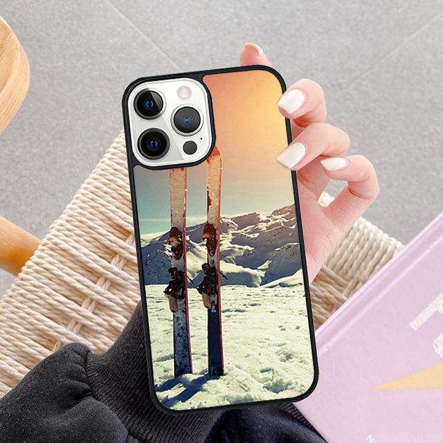 Skiing Snow Snowboard Ski Phone Case For iPhone 17 Air 14 15 16 13 12 Max Cover For Apple iPhone 17 Air 11 Pro Max Plus SE2020
