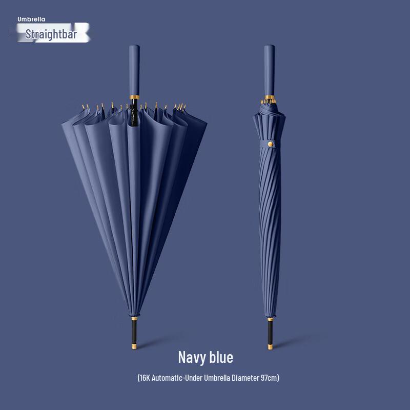 Xinyuxuan 16-Rib Long Handle Manual Umbrella