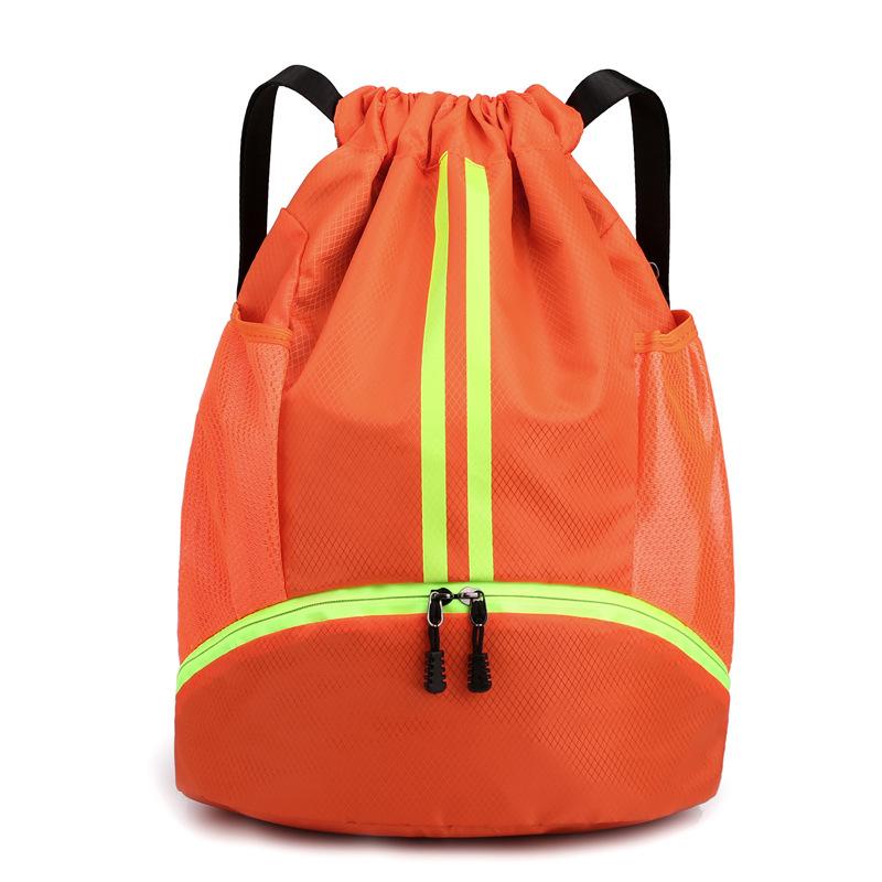 

Сумка для хранения футбольных мячей большой вместимости Легкий спортивный рюкзак Сумка для мячей Накладной карман Сумка для баскетбола Отделение для сухого и мокрого Затягивающаяся шнурком сумка Below 20L