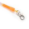 Plastic Spring Coil  Keychain Ring Chain Keyring