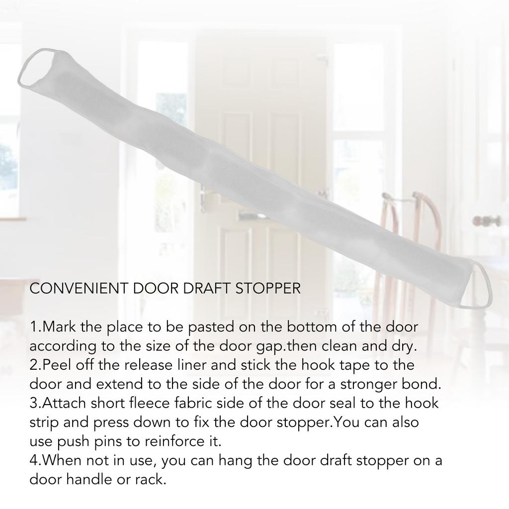 Door Snake Draft Stopper Dustproof Noise Blocking Washable Under Door Draft Blocker for Home