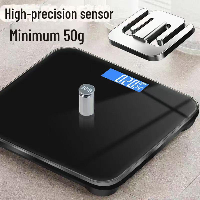 Rechargeable Electronic Scale: Accurate Body Weight Loss Scale - Cute Design - High Precision - One Piece Delivery
