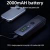High-Brightness Bicycle Light with Type-C Charging & Power Display for Night Riding