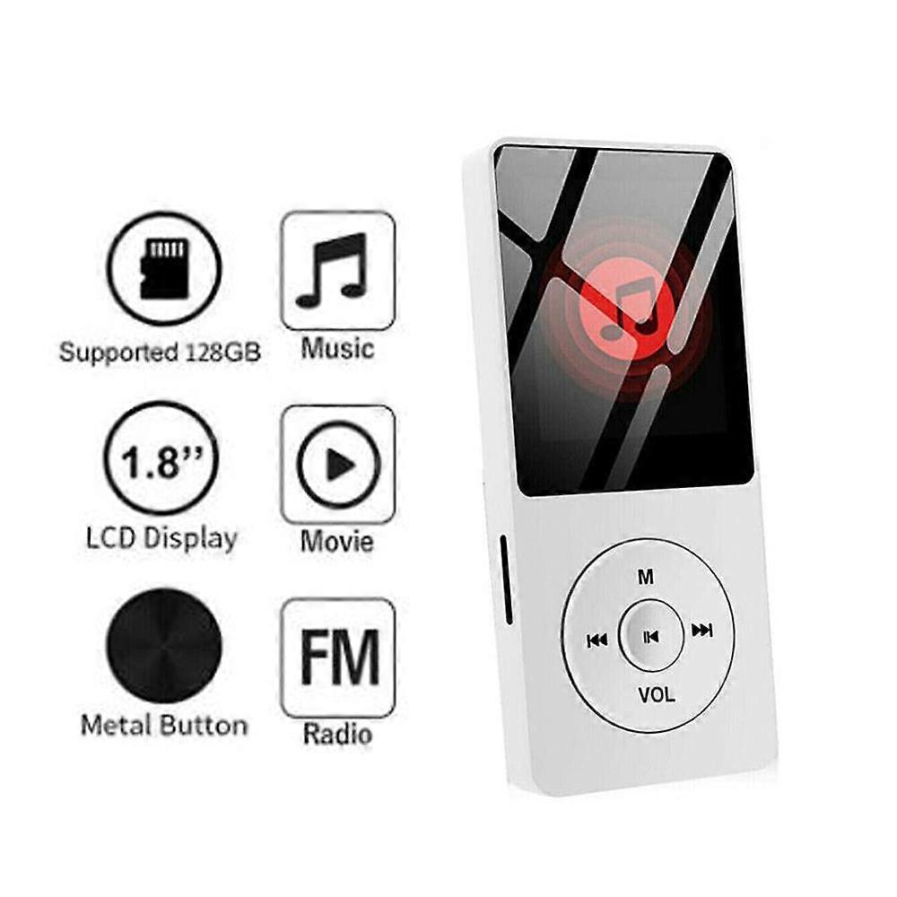 MP4/MP3 128GB Support Bluetooth Lossless Music Player FM Radio Recorder Sport