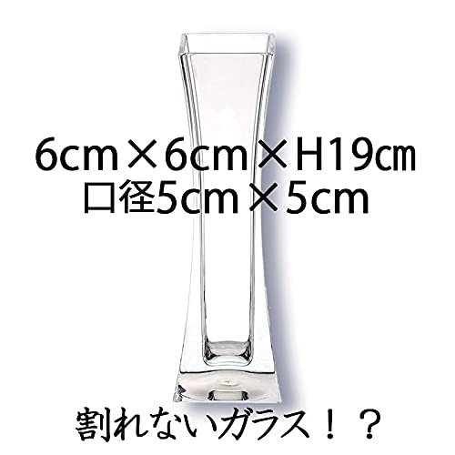 FOYER Unbreakable Vase, Stylish Polycarbonate, 19 Cm Tall, 6 Cm Wide, Small, Product Number 2300121