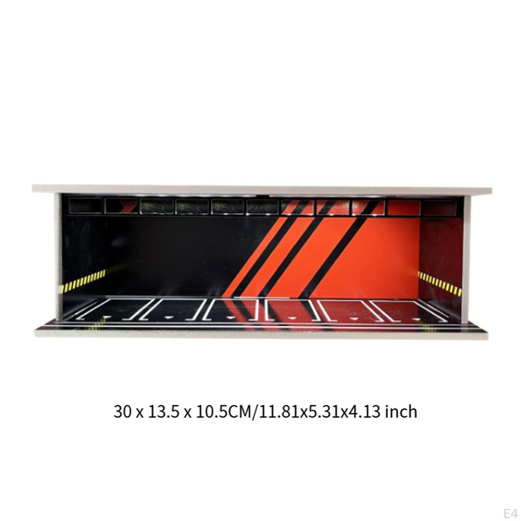 1/64 Car Model Display Case, Alloy Vehicle Collection Protection