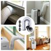 AC Insulated Hose Cover Wrap Reusable Insulated Hoses Duct Vent Cover Protective Air Conditioner Parts for Heat Reduction