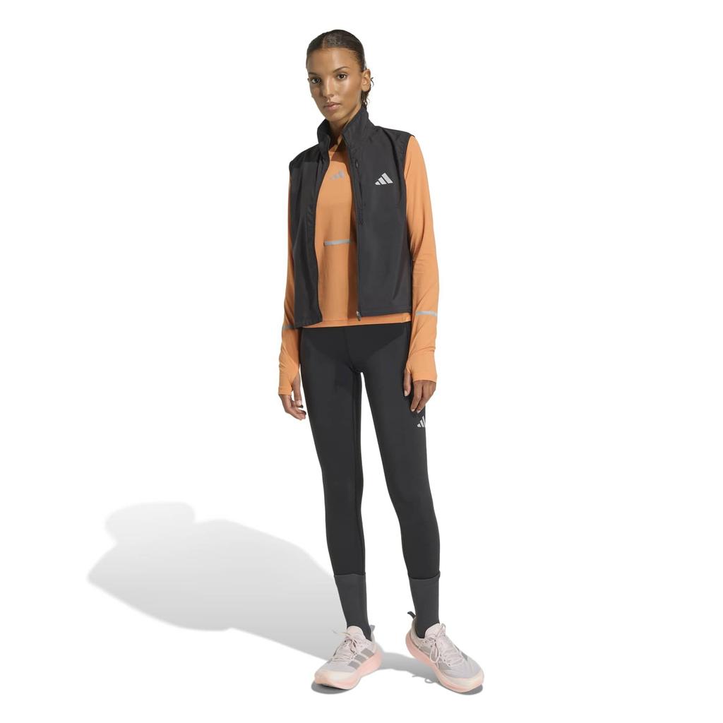 Women's adidas ADI365 orange running longsleeve JY9753 r XS