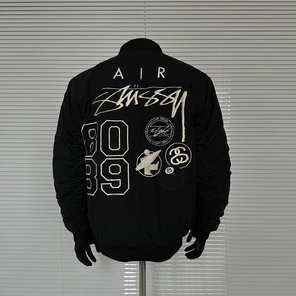 25SS Retro Slitstark Unisex Tvättad Baseball Arbetskläder Jacka