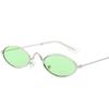 Small Frame Metal Oval Sun Glasses Women Men Small Fresh Fashion Sunglasses Leisure Shopping Female Male Eyeglasses