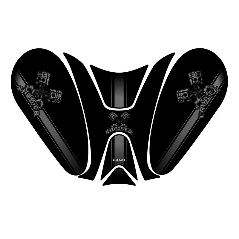 For CFMOTO 450CLC Motorcycle Fuel Tank Protection Decoration Pad Stickers Kits Of Bike Abrasion Resistant Decals