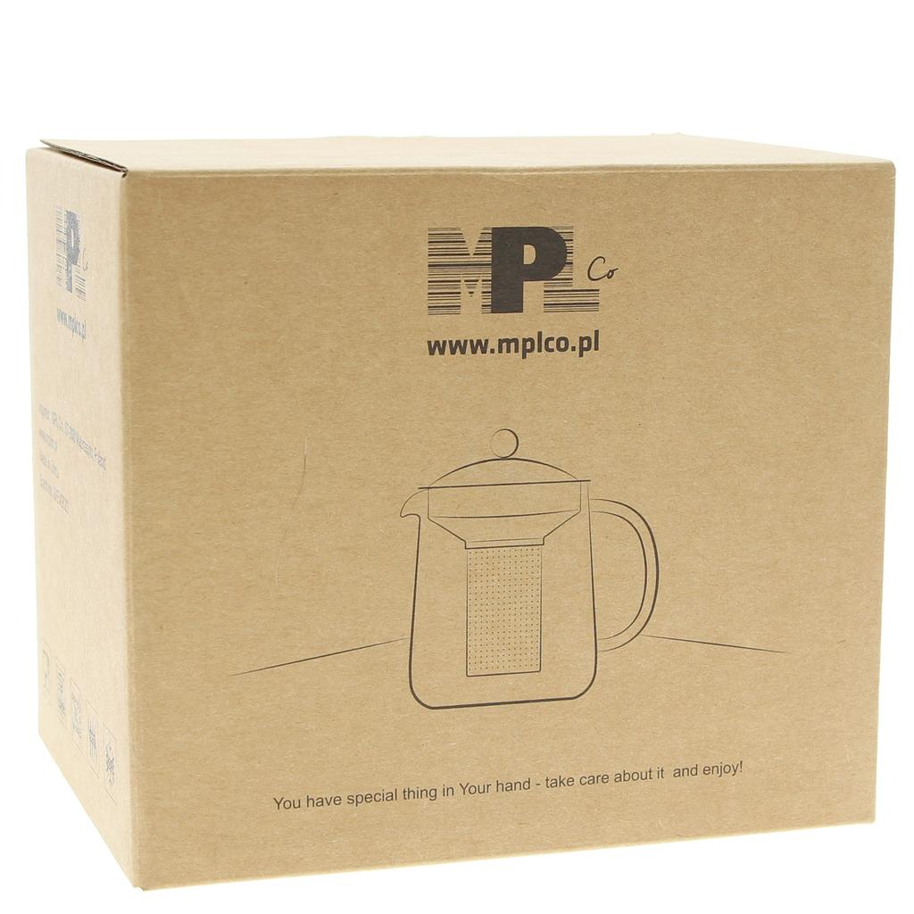 GLASS JUG FOR COFFEE AND TEA 1.2 L