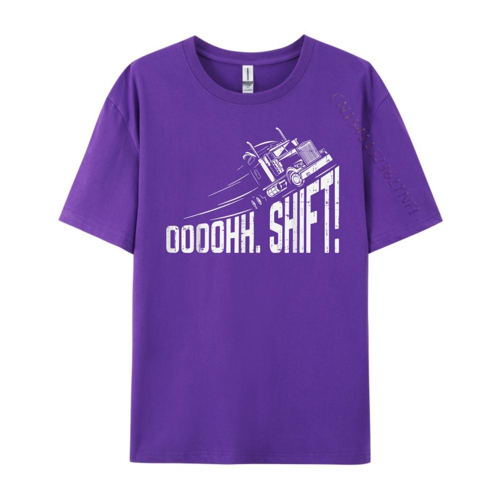 Ohh Shift Truck Gear Big Rig Semi Trucker Driver Designer T Shirt TShirt Street