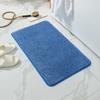 Non Slip Bath Mat Water Absorbent Soft Microfiber Shaggy Mat Thick Plush Bathroom Rug for Home or Hotel Machine Washable