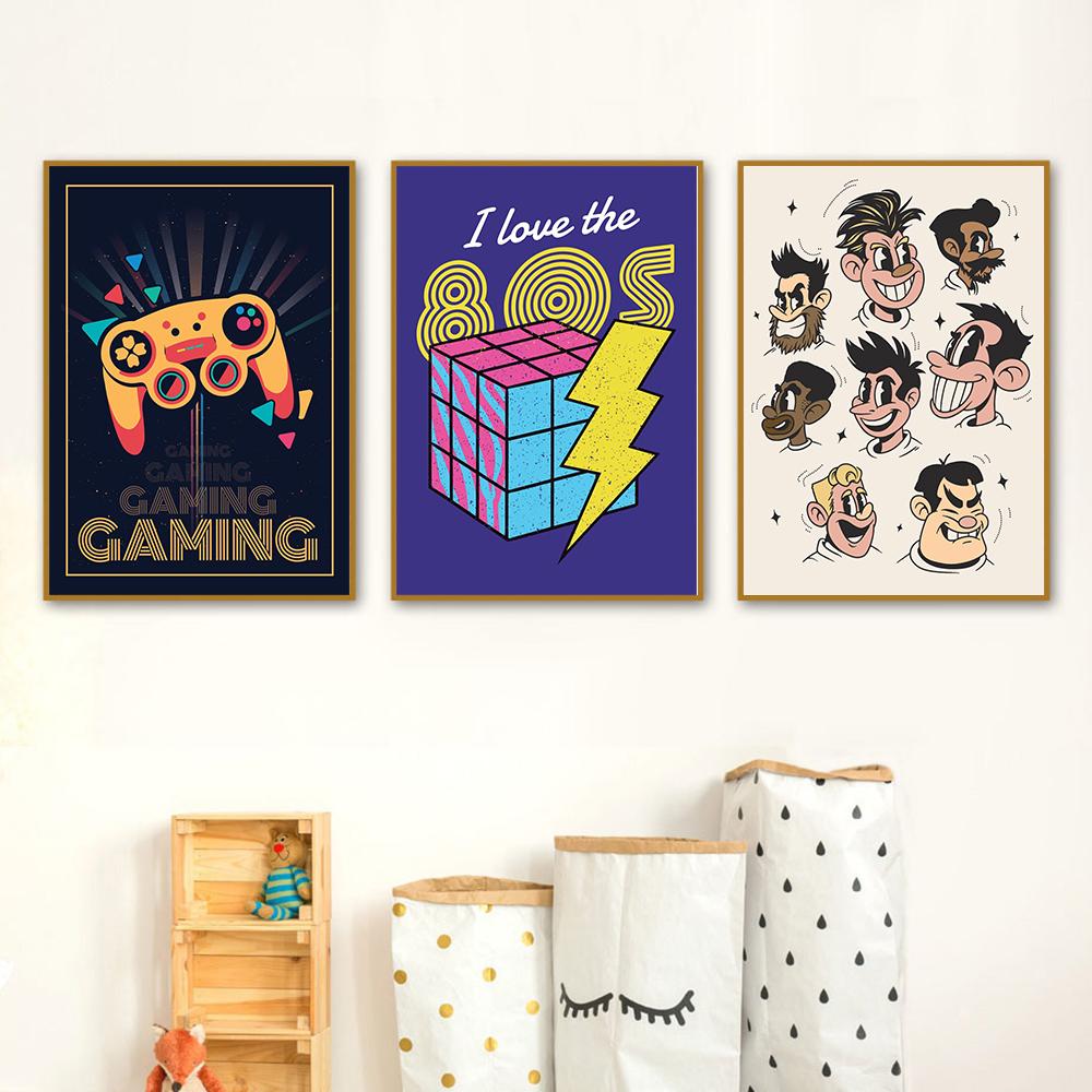 Groovy 60. léta Láska Moderní móda Umělecký plakát Tisk Hippie Soul Citát Kreslený Účesy Dívka Pokoj Obraz na plátně Domácí dekorace