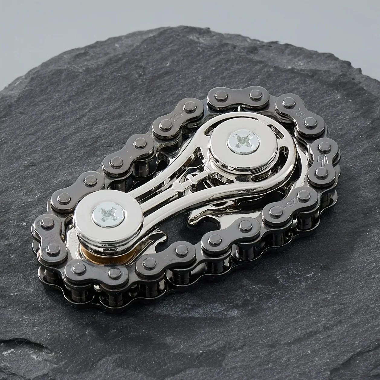 

Latest Sprockets Flywheel Fingertip Gyro Fidgeting Spinner Antistress Stress Metal Bike Chains Edc Spinner Fidgeting Toys For Adult