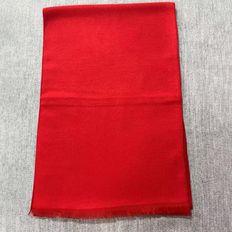 Lu Fenglai Red Chinese Style Customizable Scarf